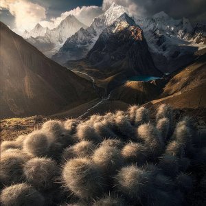 Setting Sun in the mountains of Peru.jpg