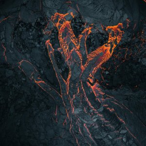Fresh lava flowing from the recent eruption in Iceland.jpg