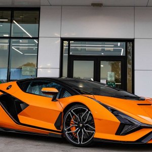 2020 Lamborghini Sian orange.jpg