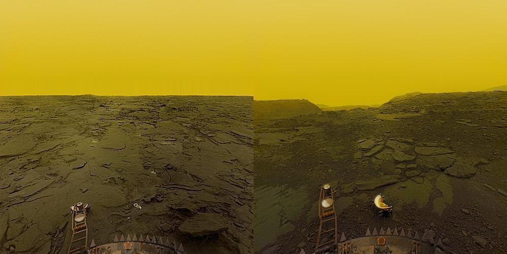 Images of Venus’ surface taken by Soviet Venera probes in 1981.jpg